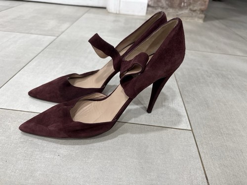 Pura lopez burgundy suede - pura,