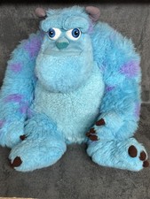Disney Store Stamped Monsters Inc Sully Soft Toy Plush Teddy Sulley 18 inch