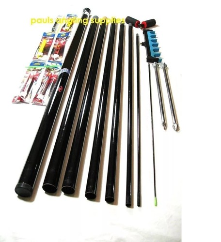 Fishing pole kit - kit, elastic
