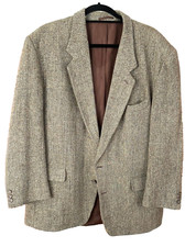 Harris Tweed Jacket 46R Olive