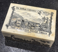 Antique Victorian Porcelain Balkan Sobranie Cigarette Box Circa 1885