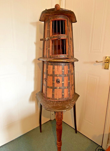 Camel seat cabinet - with, brass