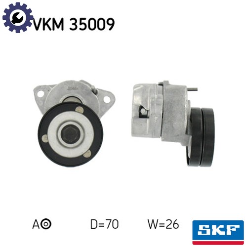 Belt tensioner vribbed - vribbed,