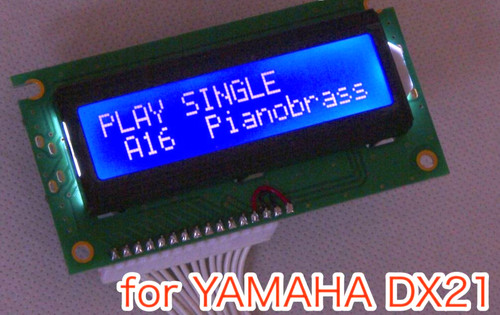 Yamaha dx21 blue led - dx21,