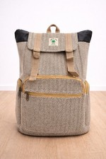 Hemp Backpack Roll Top Laptop