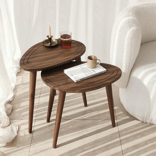 Solid walnut wood nesting - solid,