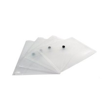 A5 Clear Plastic Wallets