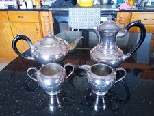 Vintage John Turton Silver Plated Tea Service