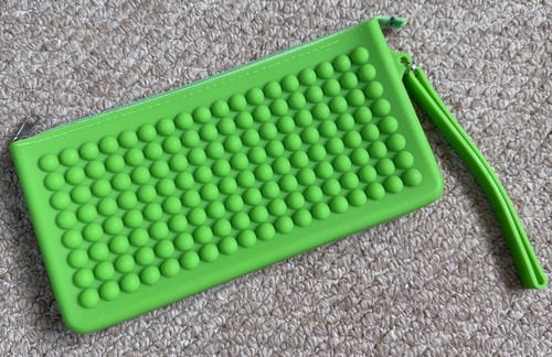 Blott green zipped pencil - zipped,