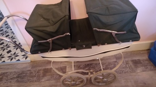 Dolls twin - dolls, pram