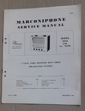 Marconiphone Model T29A Radio