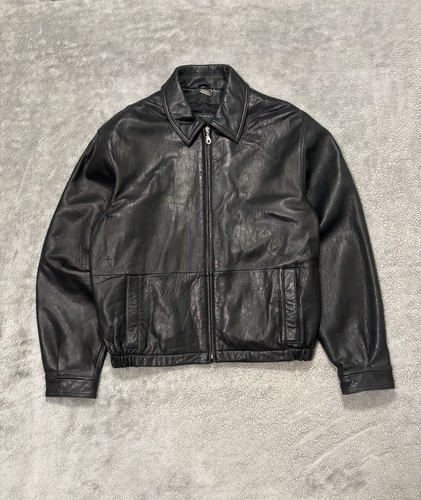 Danier mens black leather - danier,