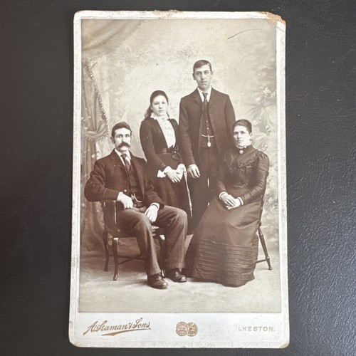 Cabinet card portrait - , of