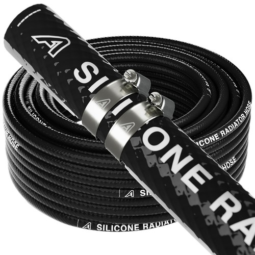 Black silicone radiator hose - silicone,