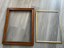 victorian birds eye maple picture frame ( with insert )