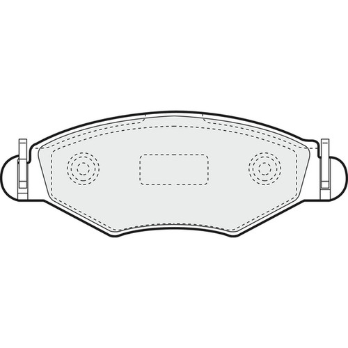 Brake pads set for - for, peugeot