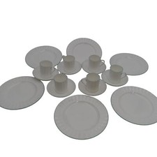 Royal Worcester Fine Bone China Coffee Cup & Saucer Set Made in England