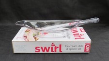 Joie Swirl Ice Cream Dish & Spoon Set