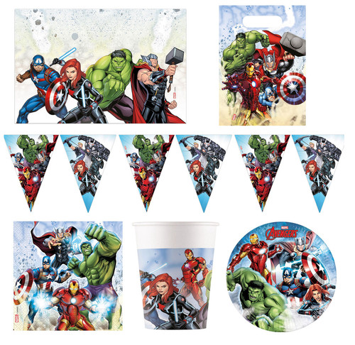 Avengers party tableware - avengers,