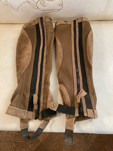 Ariat half chaps medium - half, tan