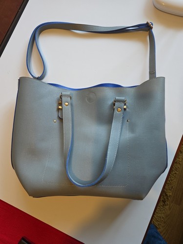 Matalan grey structured tote - matalan,