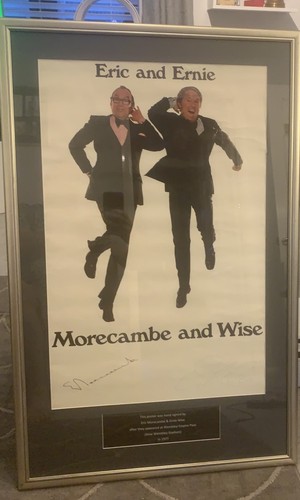 Large morecambe wise signed - wise,