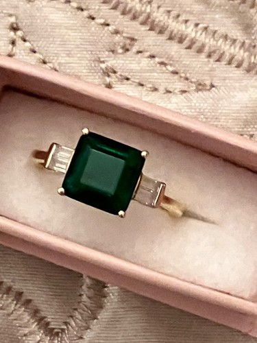 Diamonique emerald diamond - diamonique,