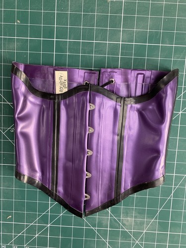 Purple black corset - uk, 10