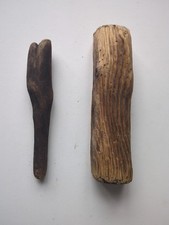 2 Driftwood pieces nicely worn & textured Home decor/crafts/art/shelf/sign/beach