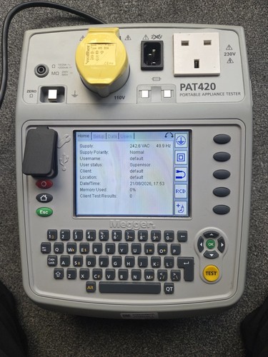 Megger pat tester pat420 - pat,