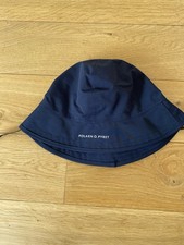 Polarn O. Pyret Kids Bucket Rain Hat Size 54 6-9 Years Boys Girls Waterproof NEW