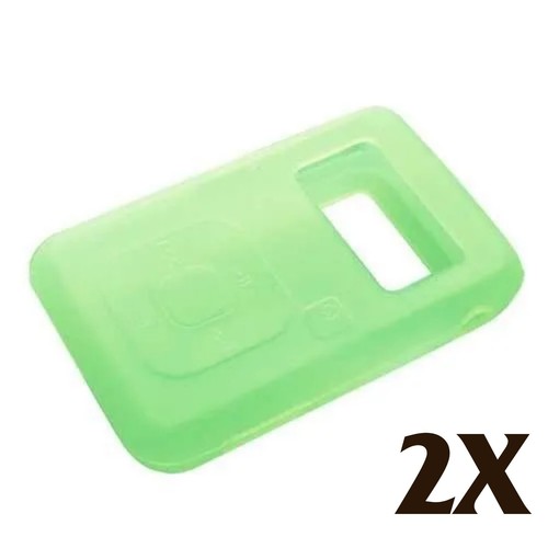 Green yellow silicone skin - 2x, green/yellow
