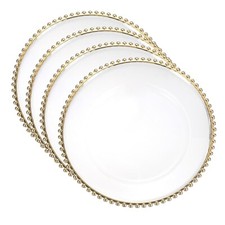 4/6 Pcs Elegant Charger Plates