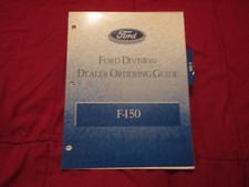 2001 FORD F150 F-150 DEALERSHIP DEALER ALBUM ORDER GUIDE SALESMANS SHEETS SET