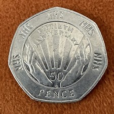 RARE 1998 NHS ANNIVERSARY 50P