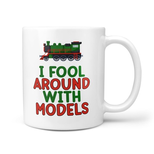 Funny train model gift mug - funny,
