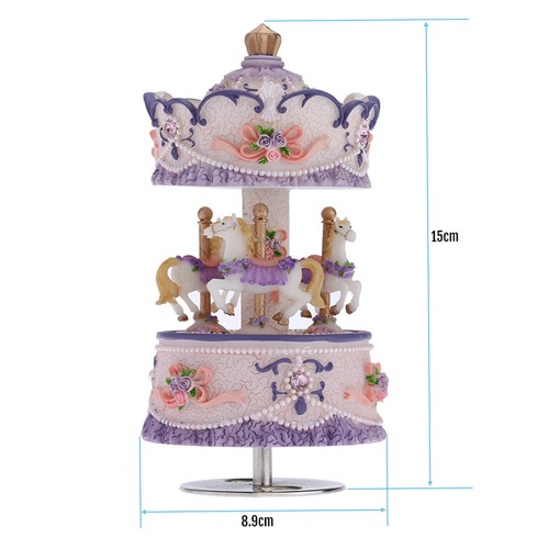 Purple rotating carousel music - rotating,