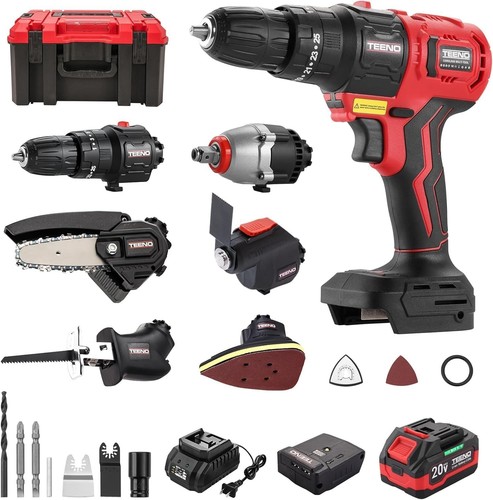 Teeno 20v cordless tool kit - tool, 8
