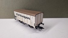(Broken Step)Fleischmann 5346 Kuhlwagen Deutsche Reichsbahn White Wagon HO Gauge