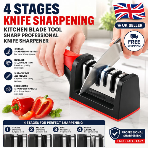Stages knife sharpening - 4,