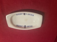 Breweriana Small Harp Lager Ceramic Ash Tray