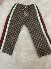 GUCCI Interlocking GG-Logo Snap Button Track Pants