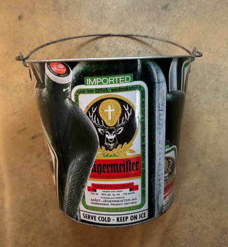 Jagermeister metal beer - metal, bucket