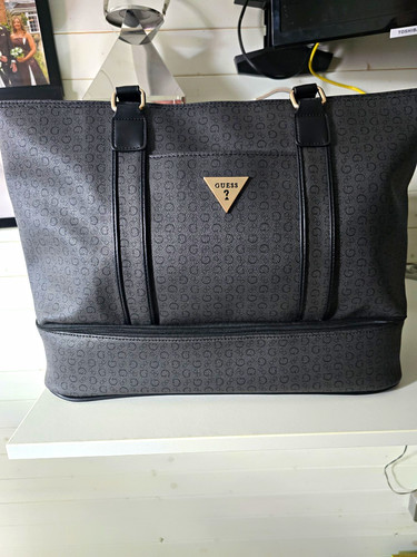 Guess faux leather tote - faux, bag