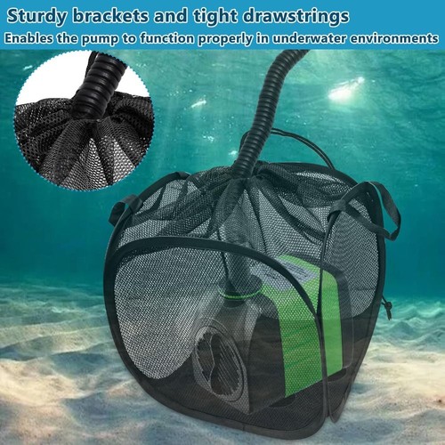 Water pump filter bag - water,