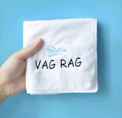 Vag rag towel funny - rag, washcloth