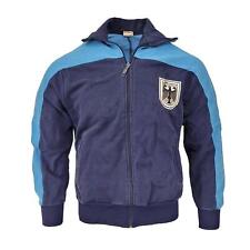 Original German Army Bundeswehr Tracksuit Lightweight Jacket Gym Navy Top Used
