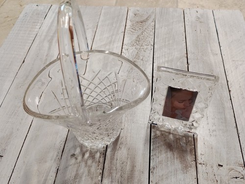 Beaumont lead crystal basket - crystal,
