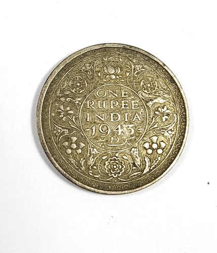 1943 indian one rupee - rupee, 1