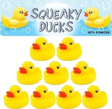 Mini Rubber Ducks 9 Pack